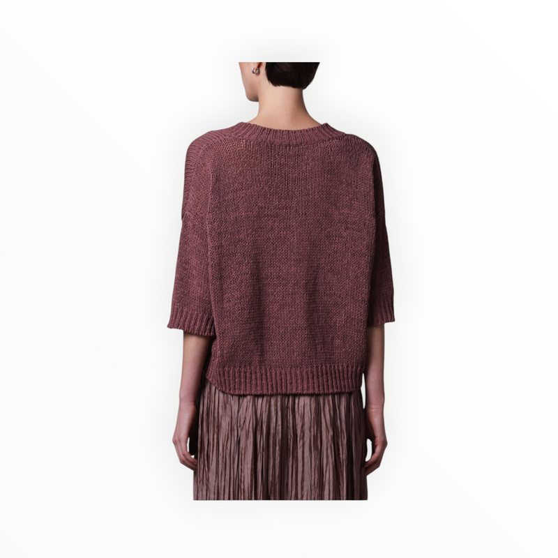 Roberto Collina V-Neck Sweater - Brick