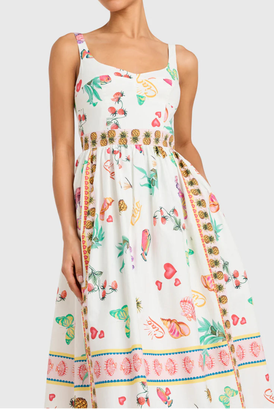 Amanda Uprichard Santorini Dress - Postcard