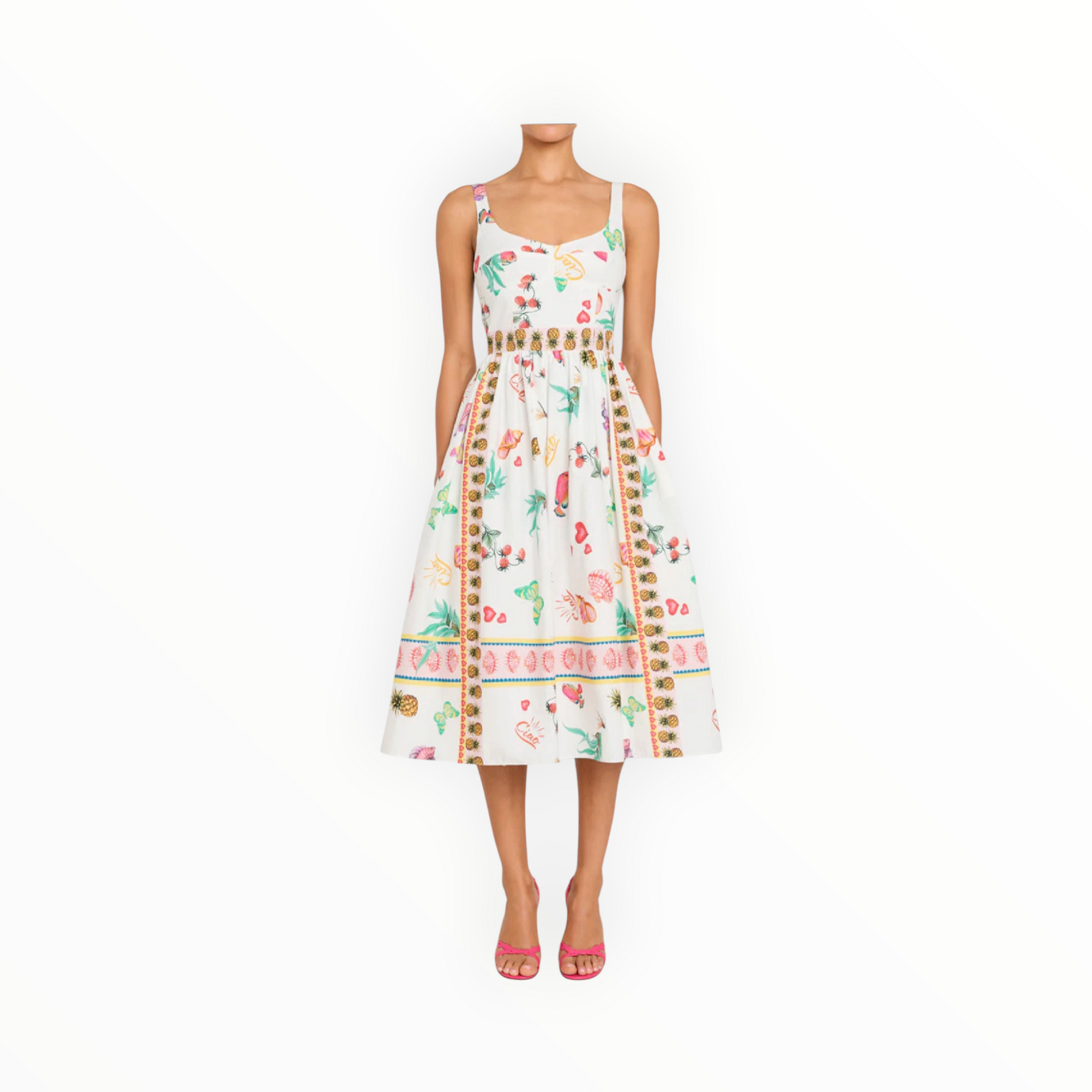 Amanda Uprichard Santorini Dress - Postcard