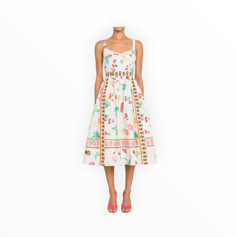 Amanda Uprichard Santorini Dress - Postcard