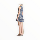 Apiece Apart Lore Smocked Mini Dress - Navy Floral Stamp
