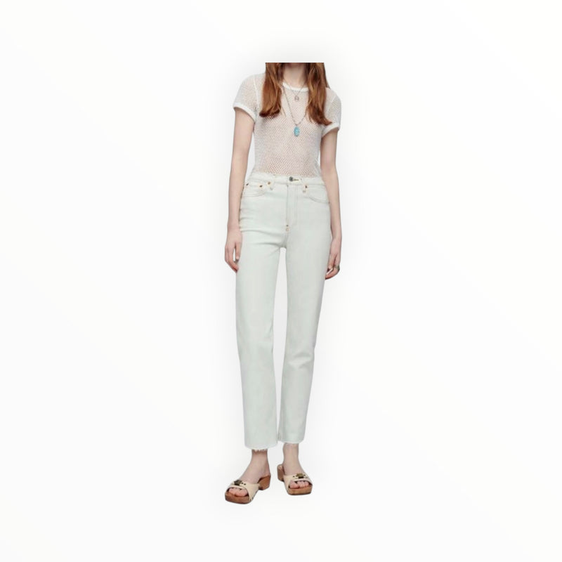 Re/Done 70s Stove Pipe Jean - Bleach