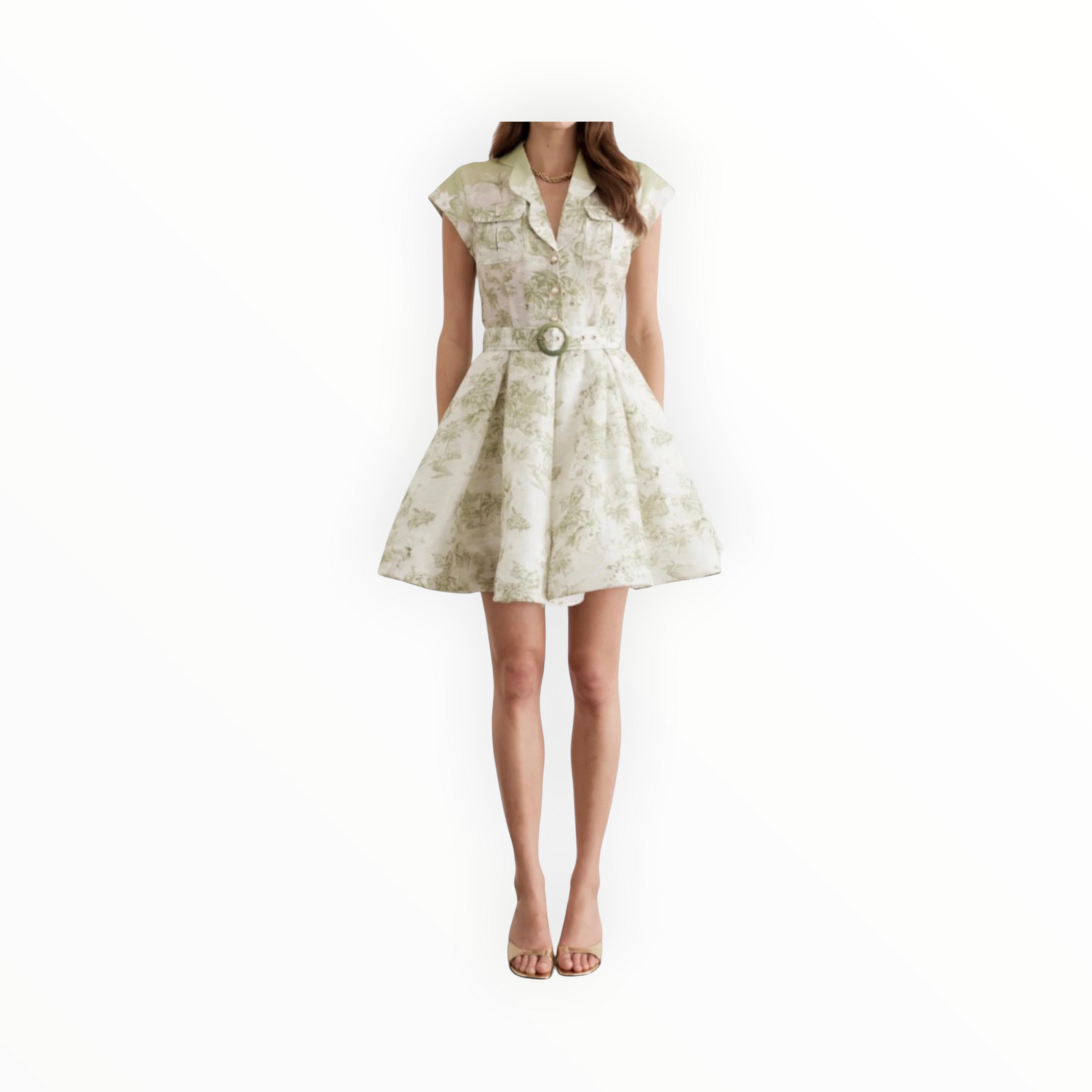 AQUA BLÚ Juliette Mini Dress - Faisane