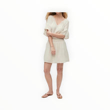 Michael Stars Katelyn Gauze Ruffle Sleeve Dress - Ecru
