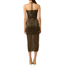 Gilner Farrar Delora Dress - Gold Metallic Crinkle