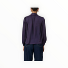 Shoshanna Rye Vintage Satin Top - Iris