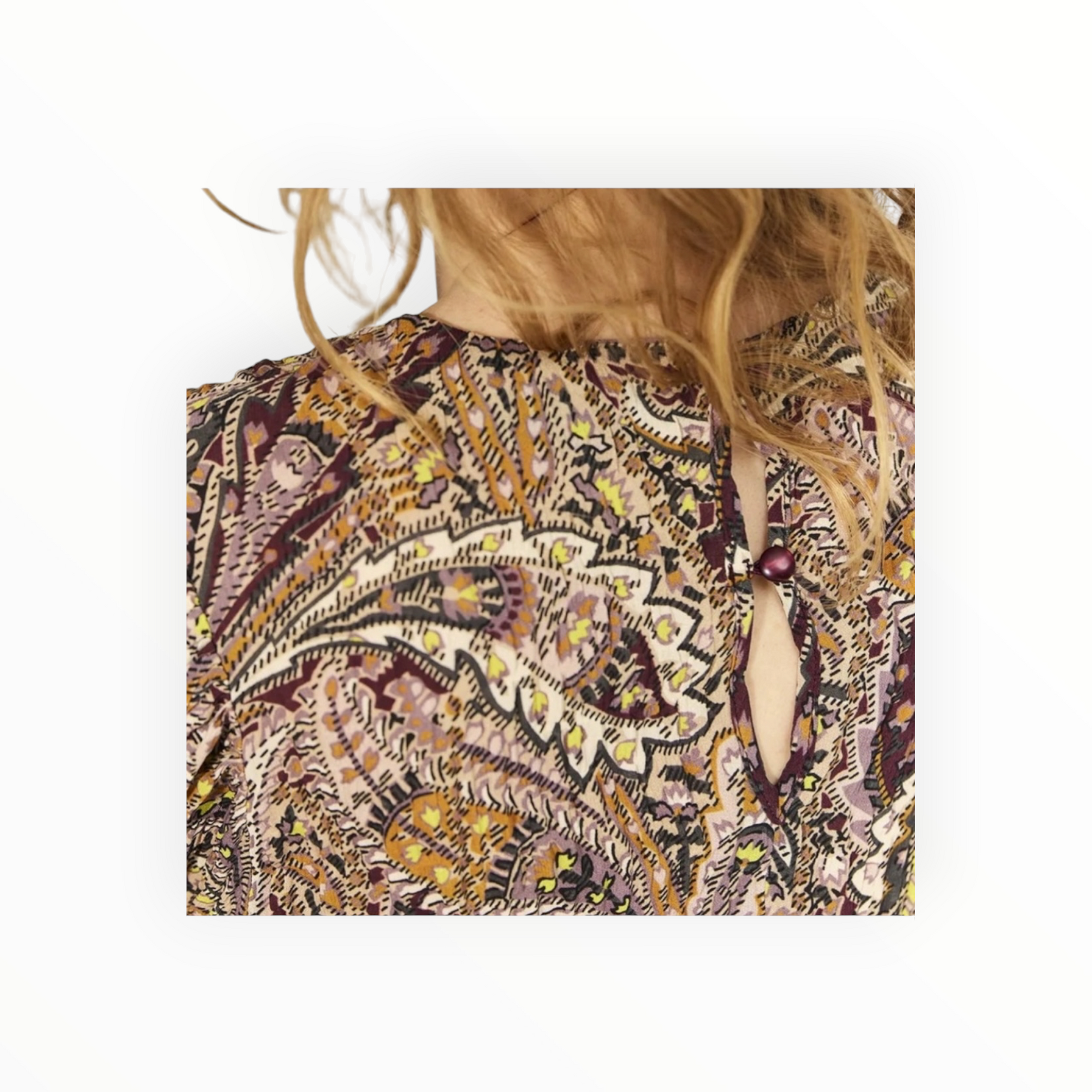 Summum Paisley Print Top - Multi