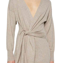 SIMKHAI Skyla Knit Wrap Dress - Fawn