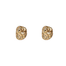 Lele Sadoughi Pave Rock Earrings - Smokey Quartz