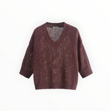 Roberto Collina V-Neck Sweater - Brick