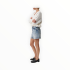 Pistola Saige High Rise A-Line Shorts - French Riviera