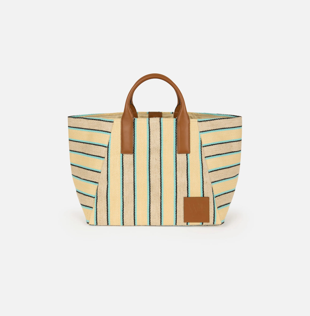 we-ar4 The Riviera Tote - Turquoise Stripe