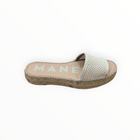 Manebí Double Sole Slides - Cream Net
