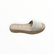 Manebí Double Sole Slides - Cream Net