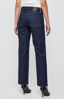 Moussy Vintage Syosset Low-Rise Straight - Mix Navy 147