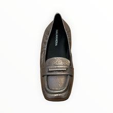 Halmanera Peg 11 Leather Flat - Bronze Metal