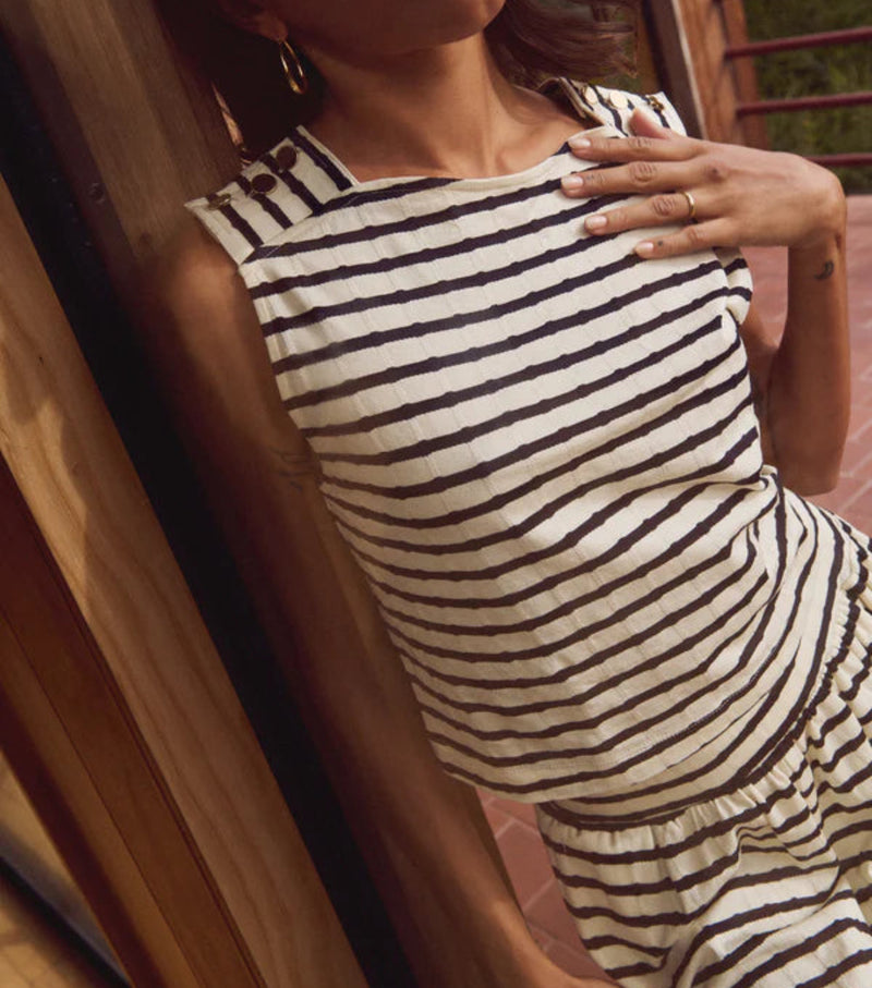 Nation Ltd Bettina Tank - Night Sky Stripe