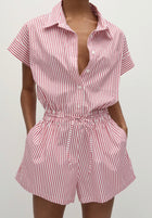 Faithful the Brand Zion Playsuit - Riviera Stripe