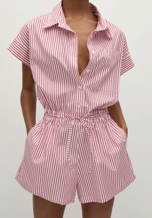 Faithful the Brand Zion Playsuit - Riviera Stripe