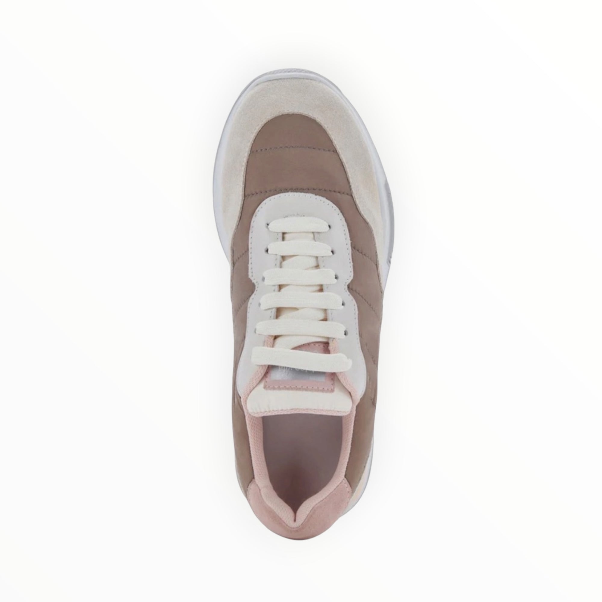 Dolce Vita X Greats Evana Sneakers - Taupe Multi Suede