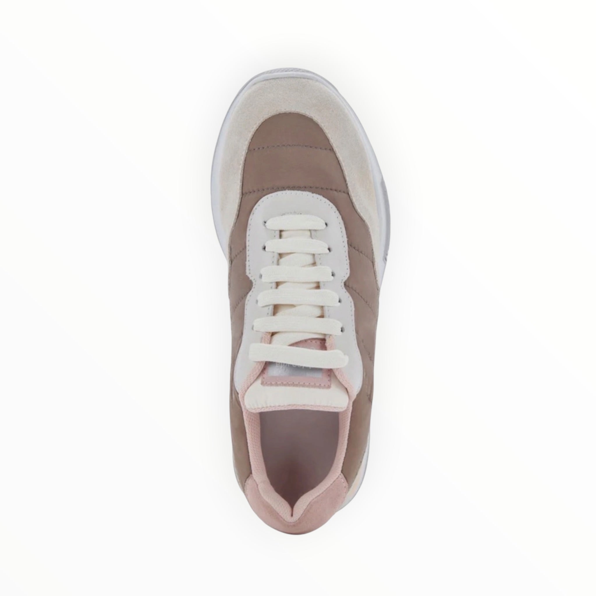 Dolce Vita X Greats Evana Sneakers - Taupe Multi Suede