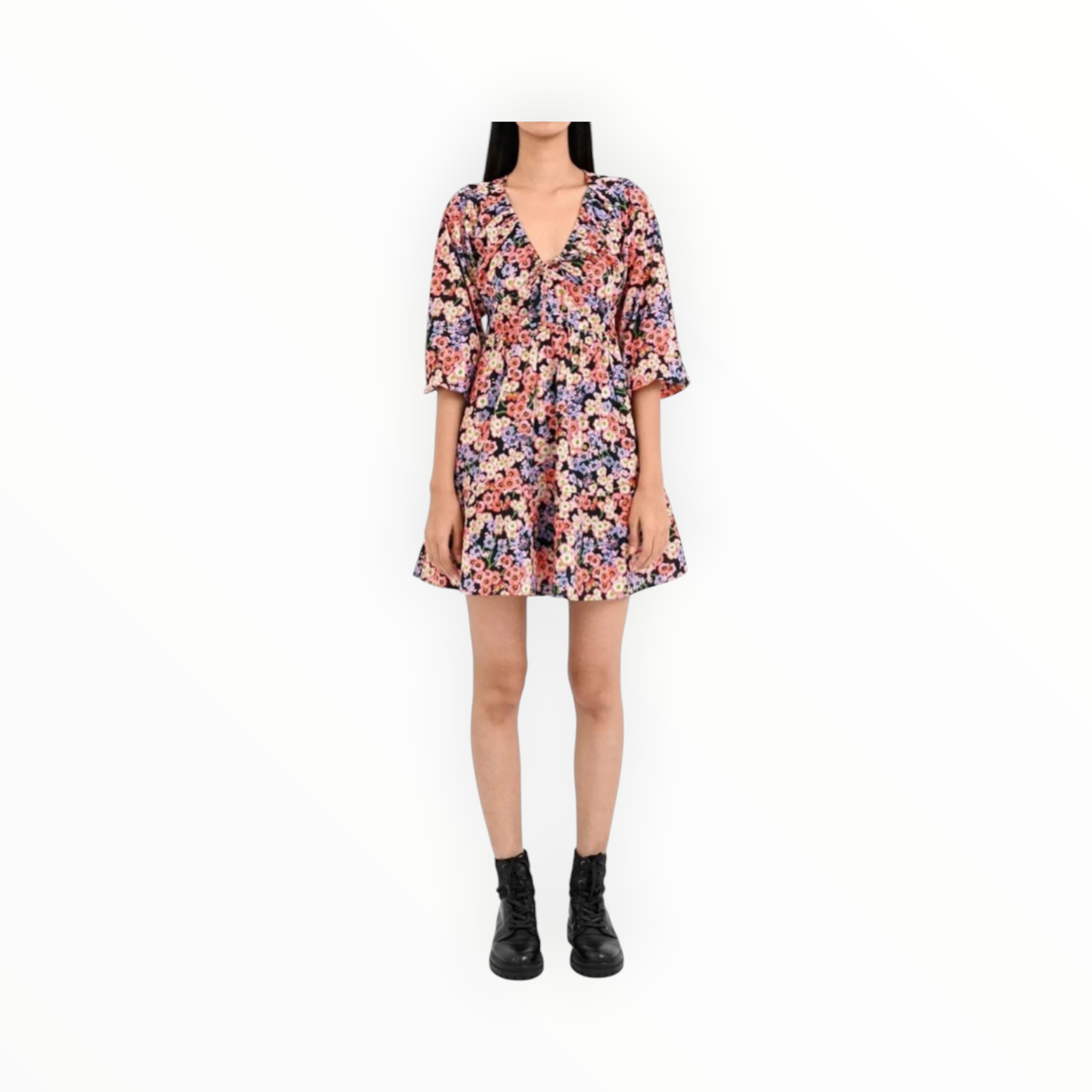 Banjanan Macaw Dress - Monarch Black