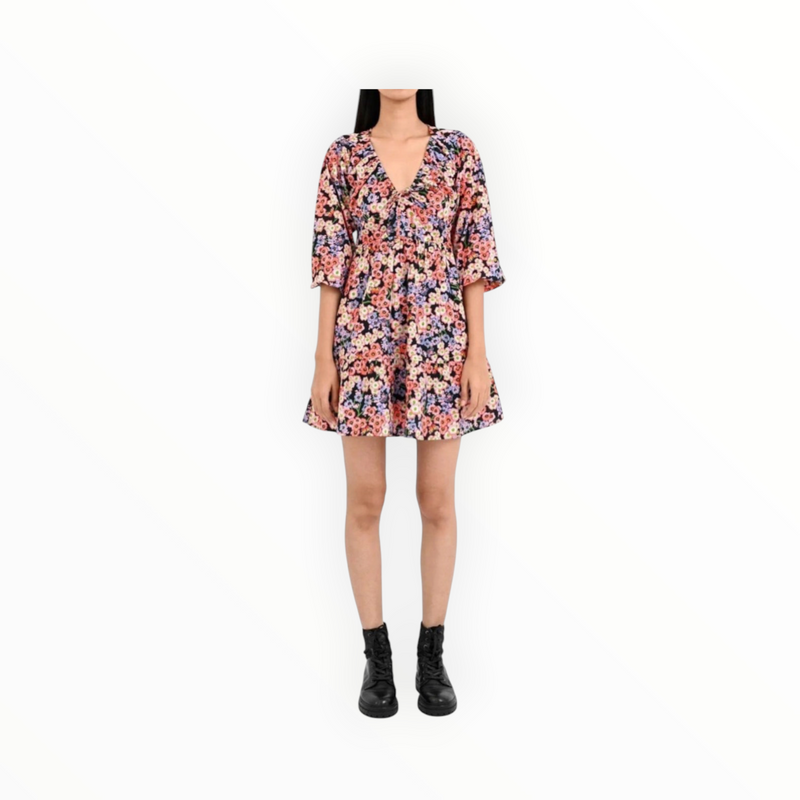 Banjanan Macaw Dress - Monarch Black