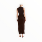 Nude Lucy Winston Mesh Maxi Dress - Raisin