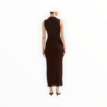 Nude Lucy Winston Mesh Maxi Dress - Raisin