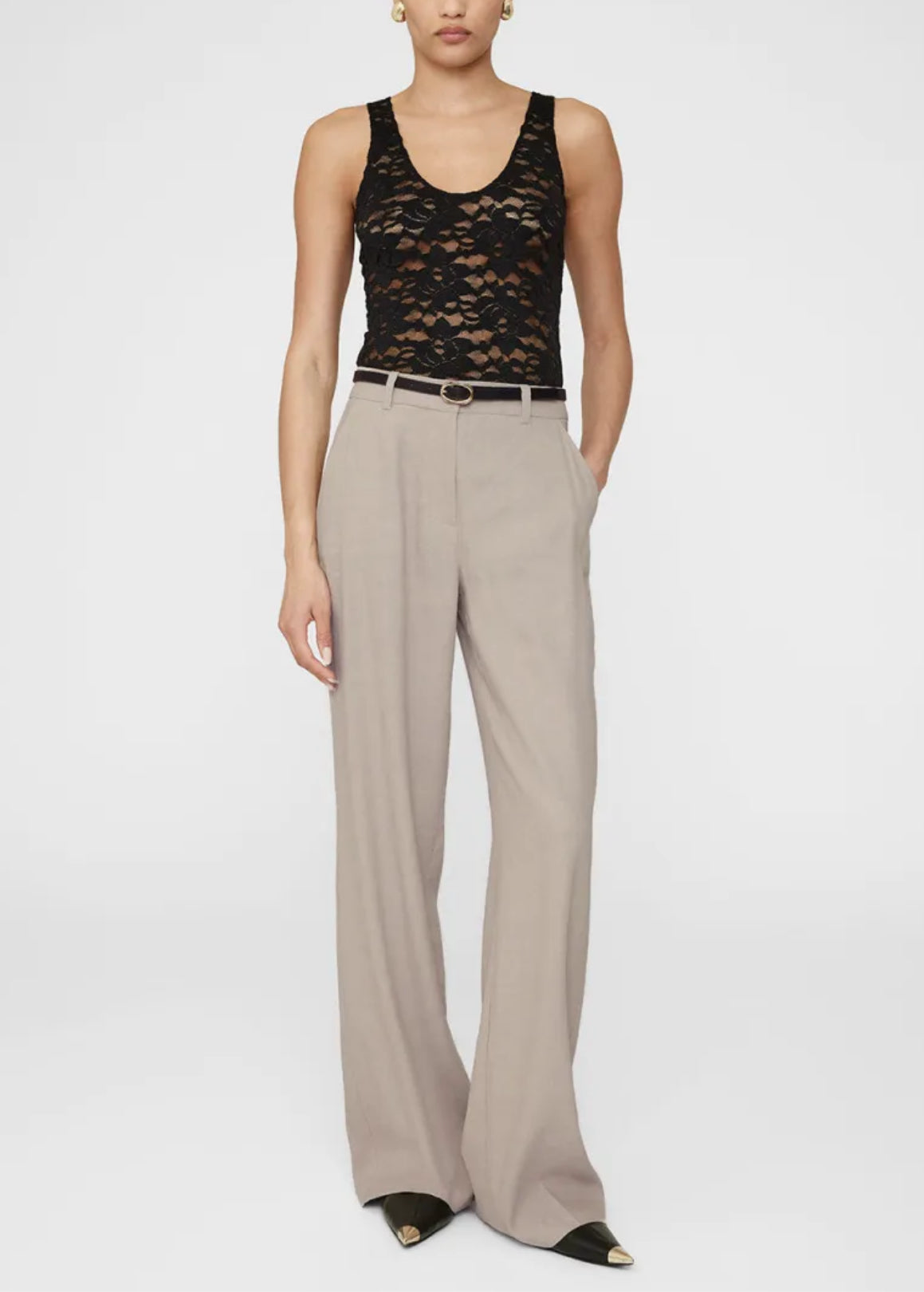Anine Bing Kline Trouser - Sand