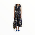 MEIMEIJ Floral Dress - Navy/Khaki