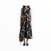 MEIMEIJ Floral Dress - Navy/Khaki