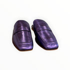 Psophía Loafer Slide - Purple Metallic