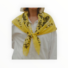 Maison Lecomte Flament Cotton Bandana Scarf - Yellow
