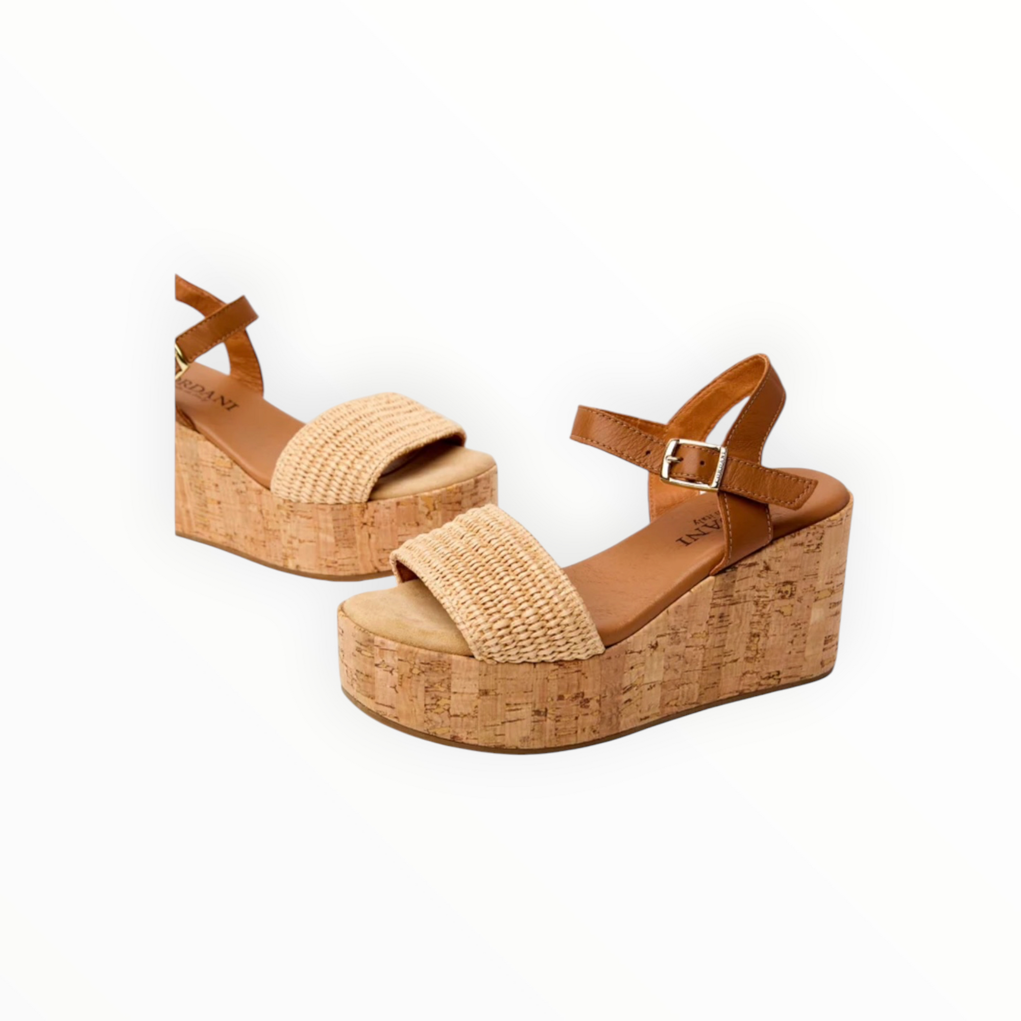 Cordani Jessica Platform Sandals - Natural