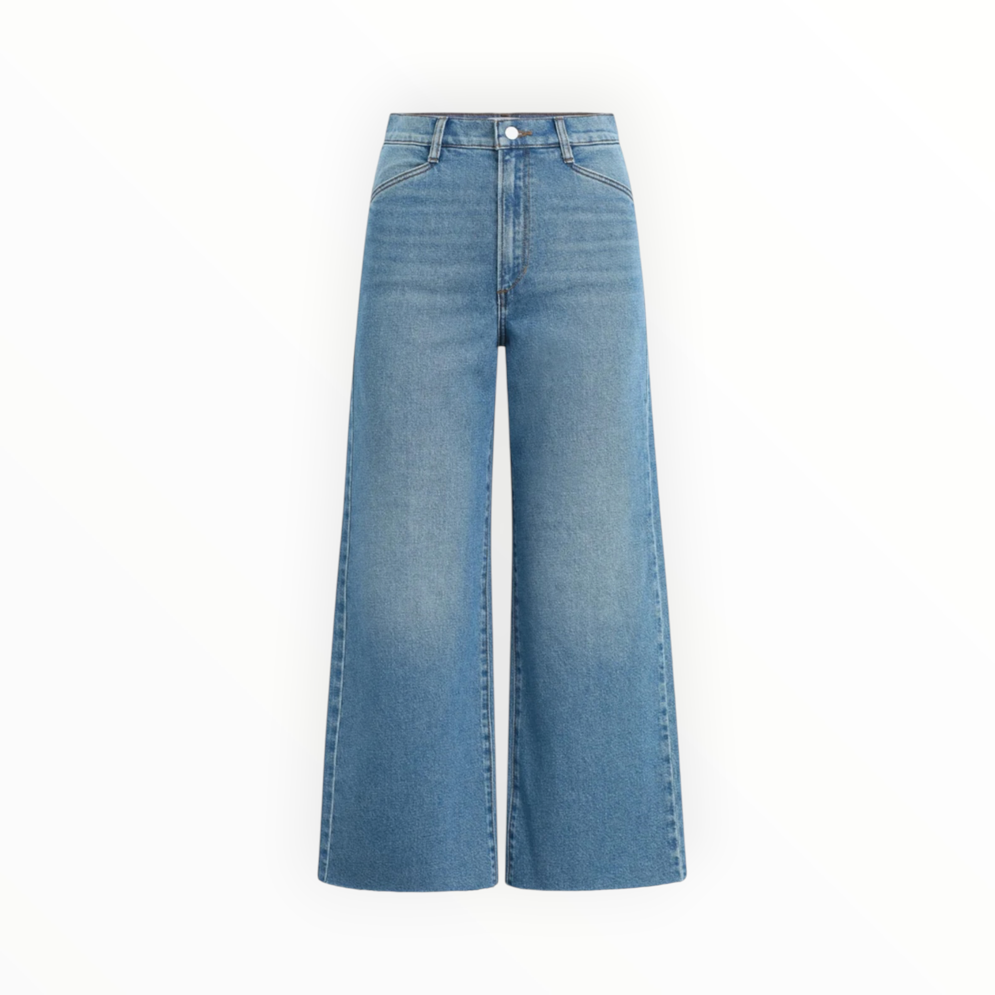 Favorite Daughter Mischa Super High Rise Wide Leg Ankle - Rio