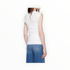 rag & bone The Jersey Banded Top - White