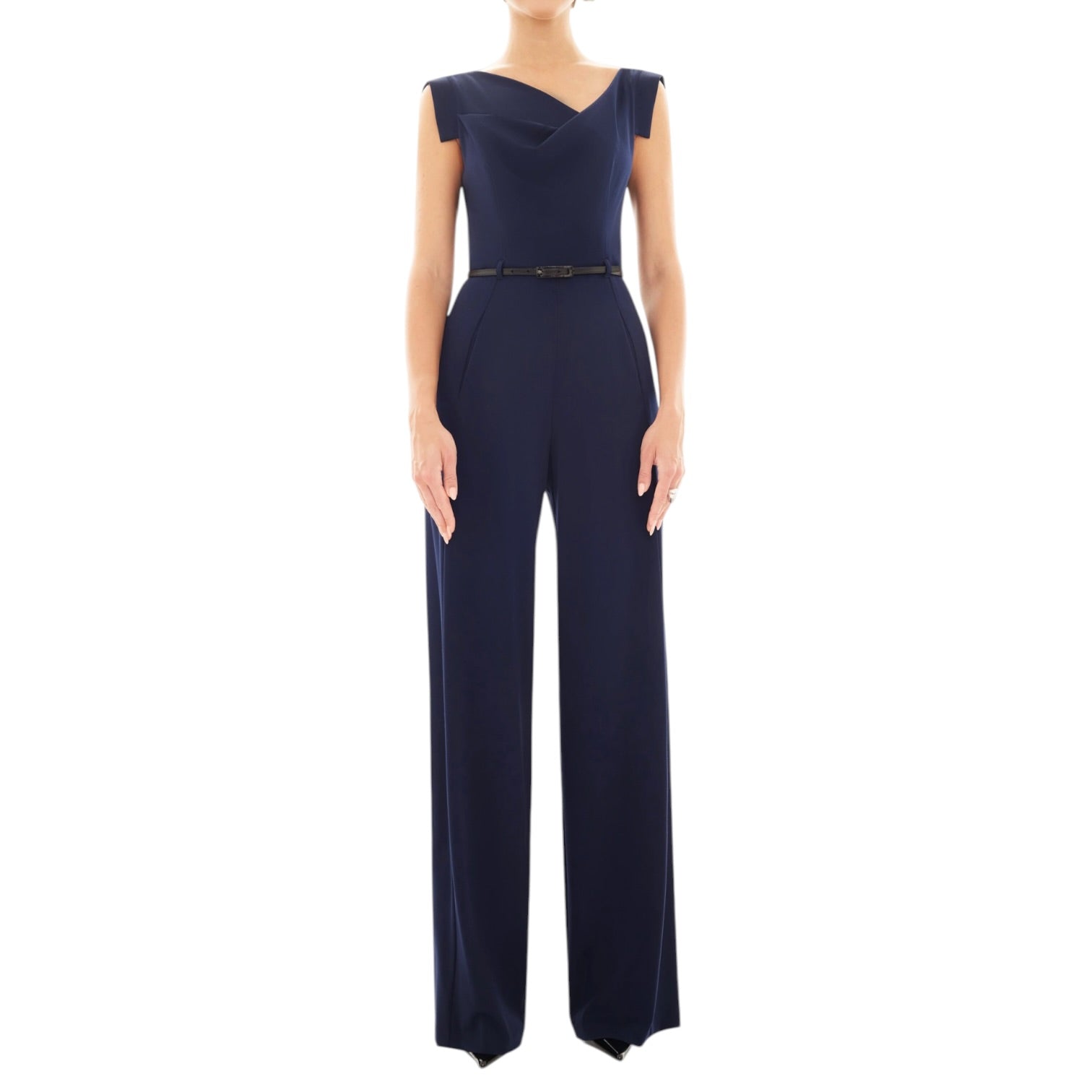 Black Orchid Classic Jackie O Jumpsuit - Navy