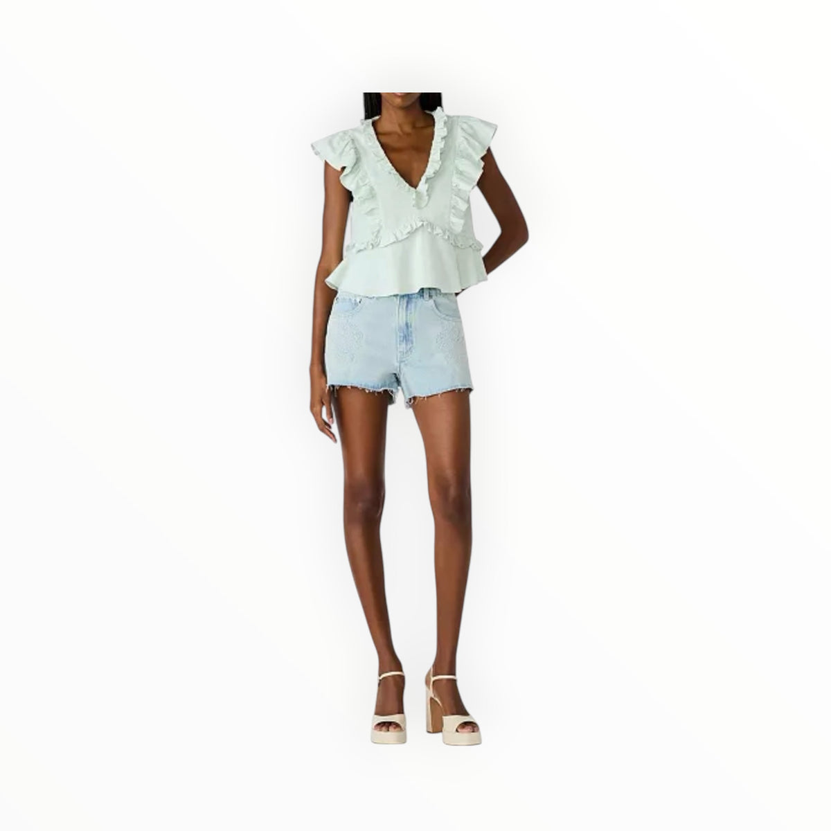 Steve Madden Verda Top - Powder Puff