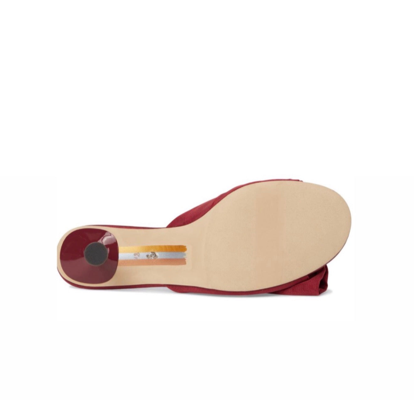 Sam Edelman Ragan Kitten Heel Sandal - Deep Scarlet