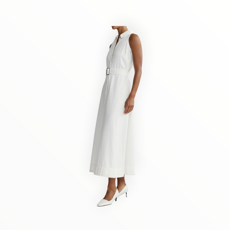 DL1961 Helena Midi Dress - White