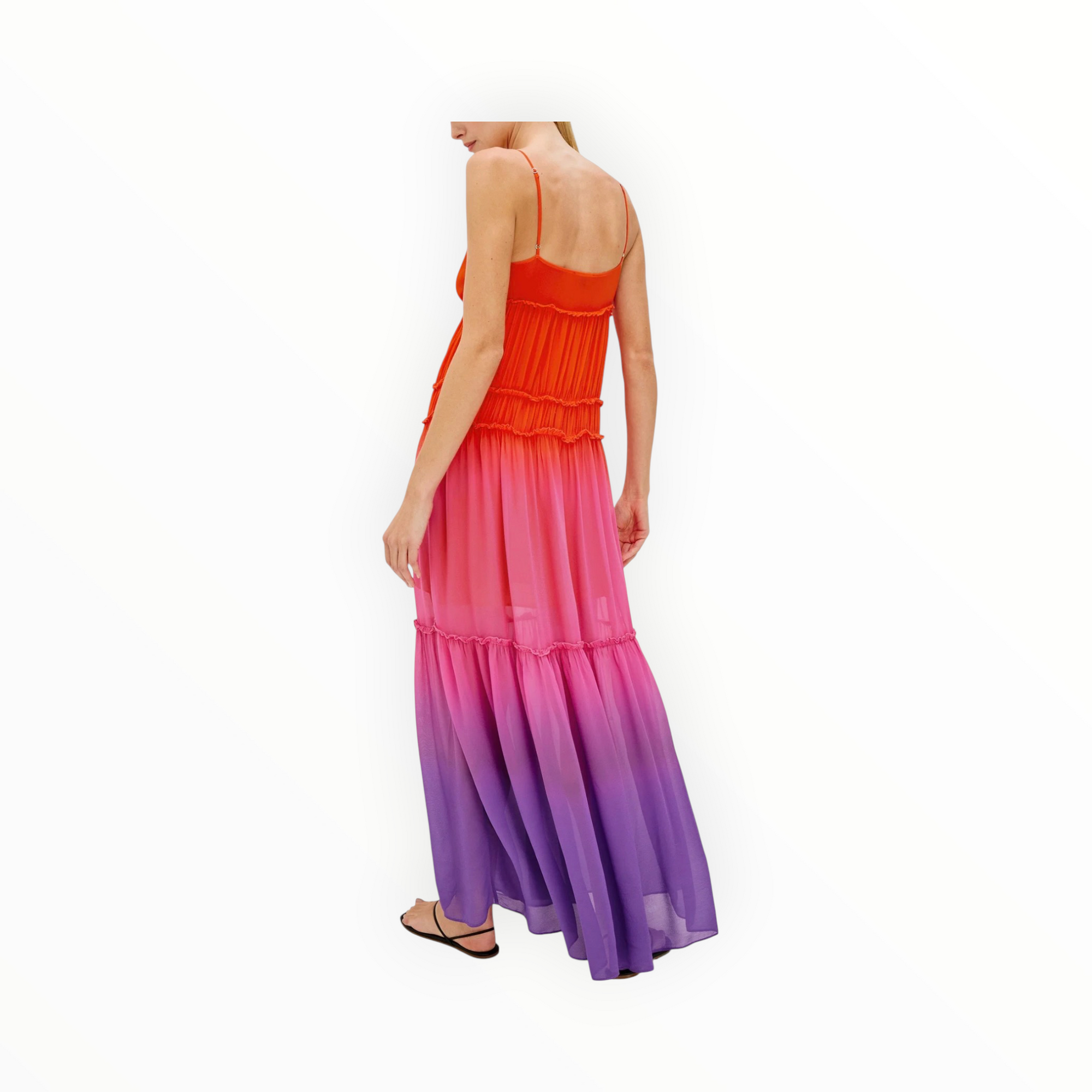 Rails Antonella Ombré Maxi Dress - Violet Dip Dye