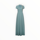Kay Unger Fatima Gown - Cyan Blue
