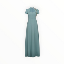 Kay Unger Fatima Gown - Cyan Blue