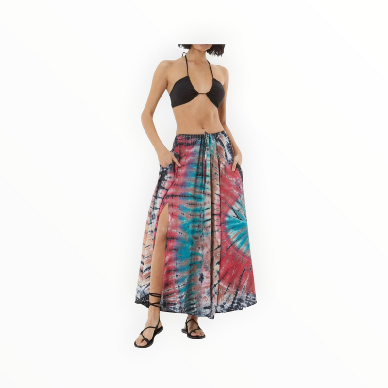 young fabulous & broke Monty Skirt - Verdigris Tropic Wash