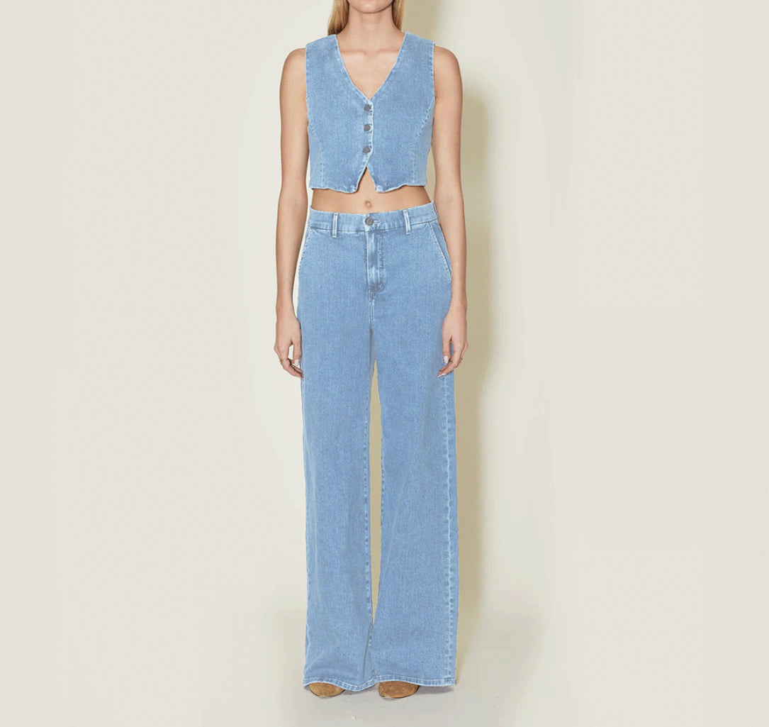LE JEAN Ella Waistcoat Vest - Sweet Summer