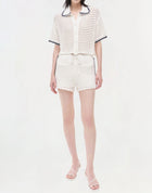SIMKHAI Hadley Shorts - Ivory