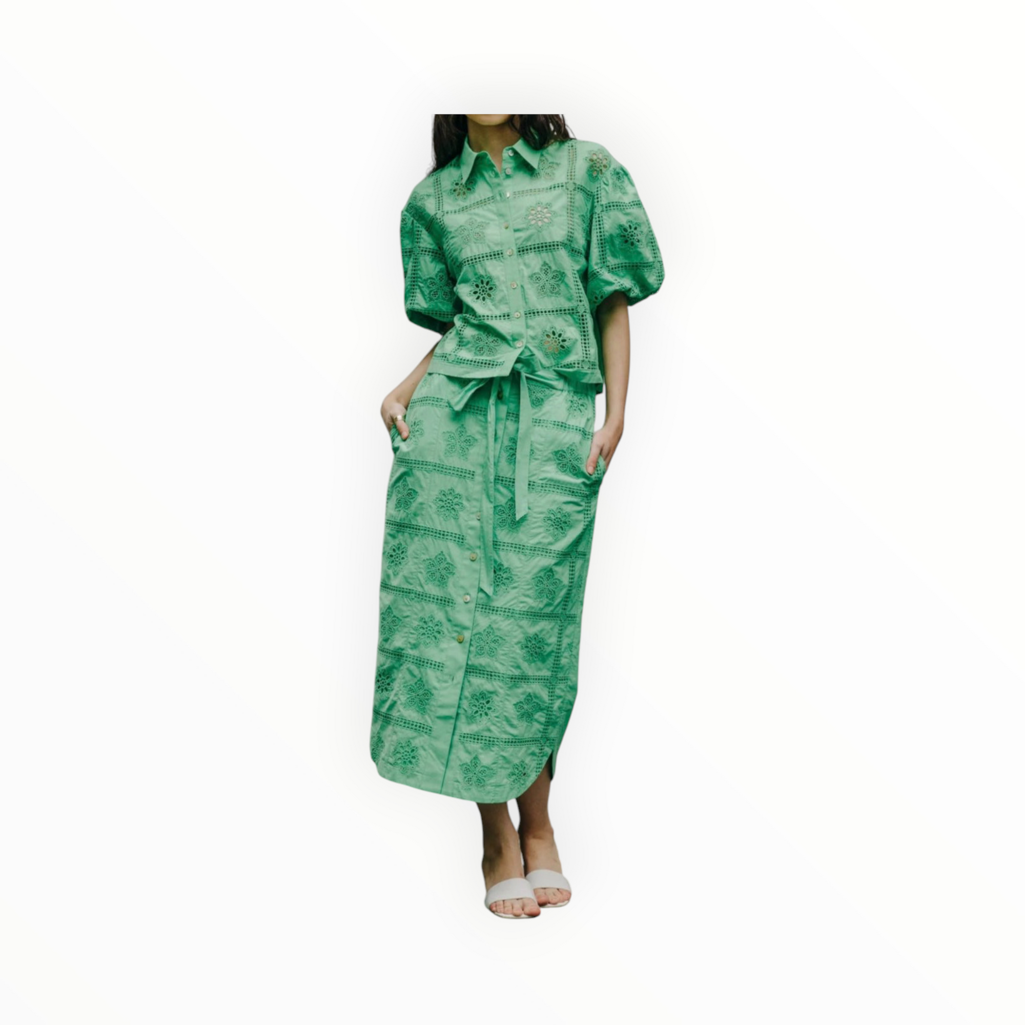 Love The Label Nylah Skirt - Kiwi