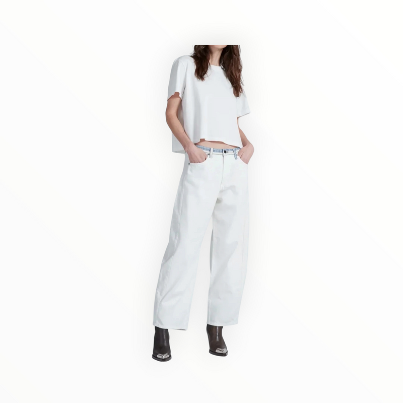 ASKK NY Catamaran Jean - White Sashiko