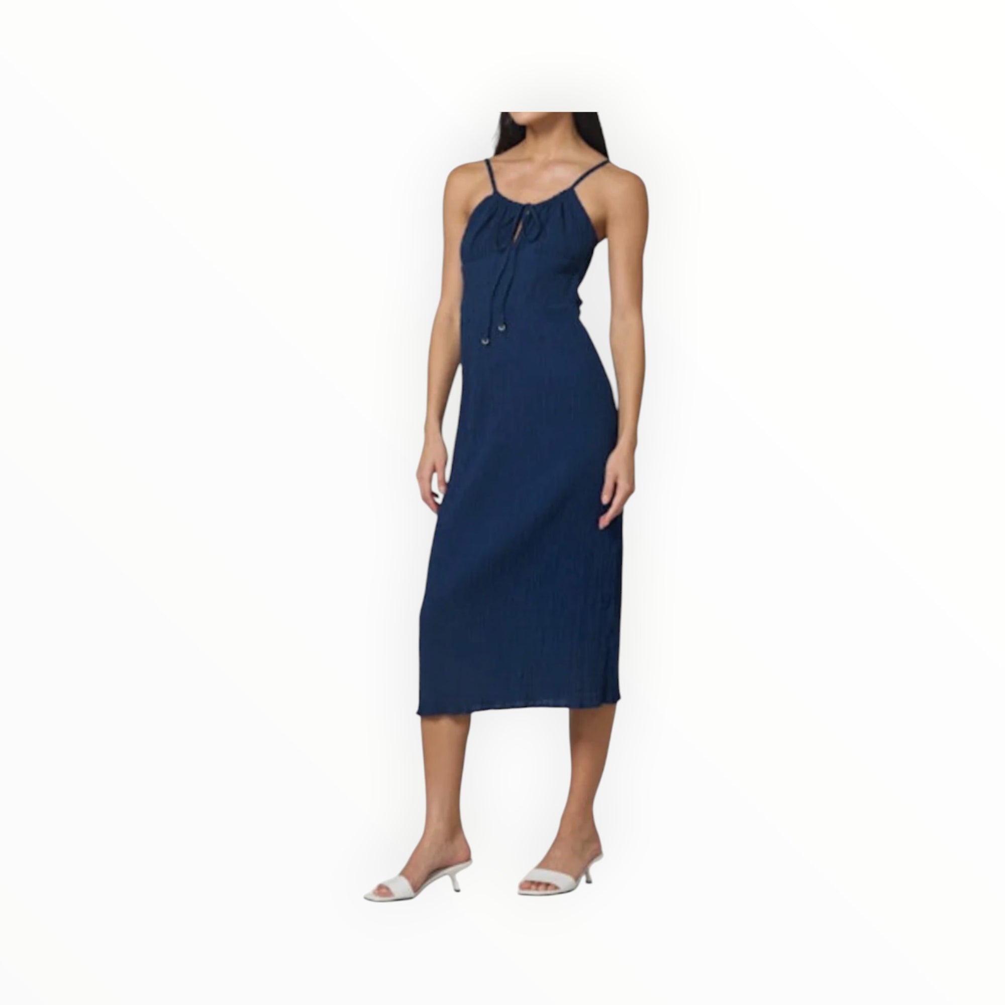 Lusana Maddie Dress - Smocking Indigo